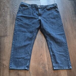 Wrangler Men's Deep Indigo Relaxed Jeans